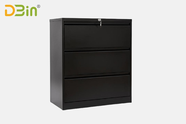 steel black 3 drawer lateral filing cabinet in 2021